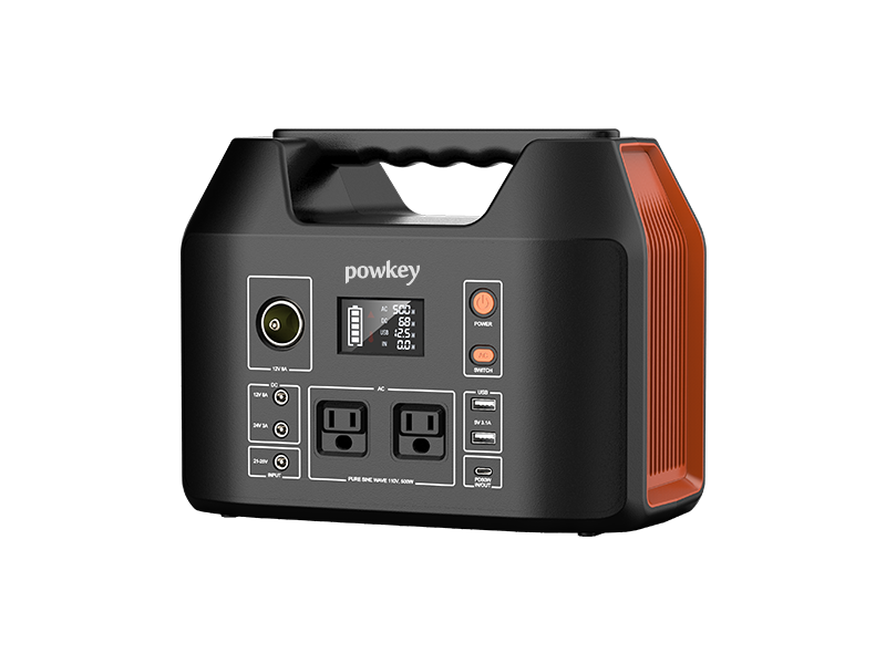 Powkey R500 Portable Power Station 500W 135200mAh/500Wh