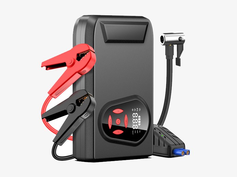 Powkey H11 20000mAh Jump Starter With Air Pump