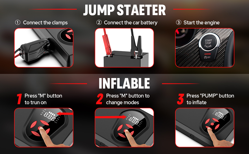 Car Jump Starter Power Bank
