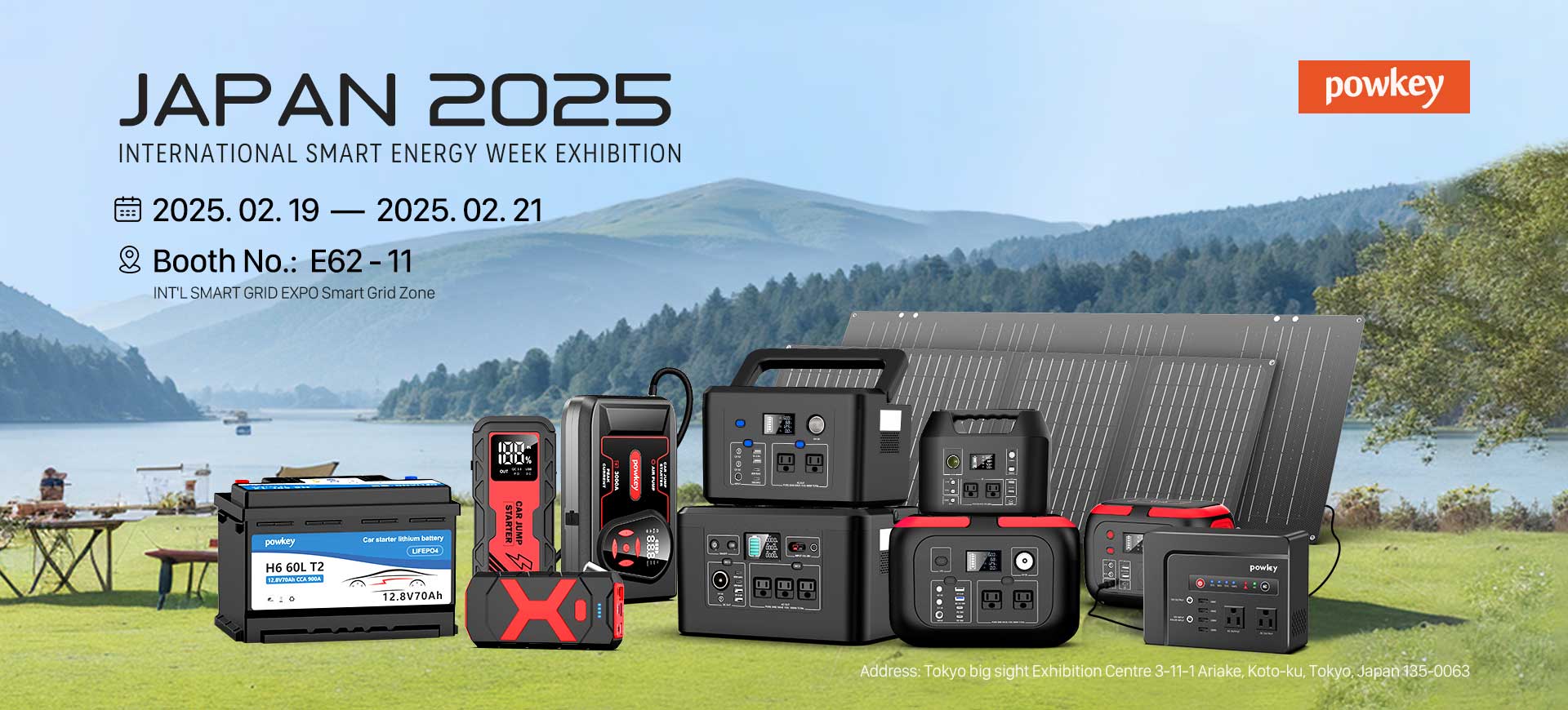 JAPAN 2025 INTERNATIONAL SMART ENERGY WEEK EXHIBITION – Powkey Solar ...