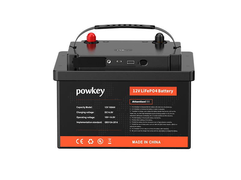 12V 100ah Lifepo4 Battery With USB